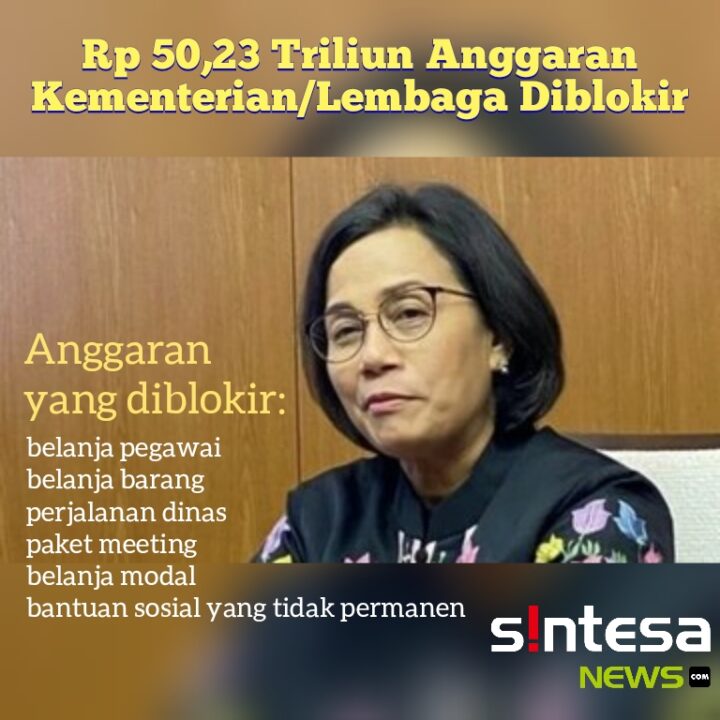 Sri Mulyani Blokir Rp 50,23 Triliun Anggaran Kementerian Dan Lembaga ...